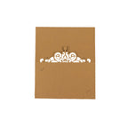 50 - Pack Gold Place Cards with Laser Cut Crown Design â€“ Printable Reservation Seating Self Standing Cards - 2"x4" - Bell Racket Store