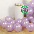 50 Pack Lavender Lilac Biodegradable Balloons, 12" Thickened Extra Strong Eco - friendly Latex Helium Party Balloons - Bell Racket Store