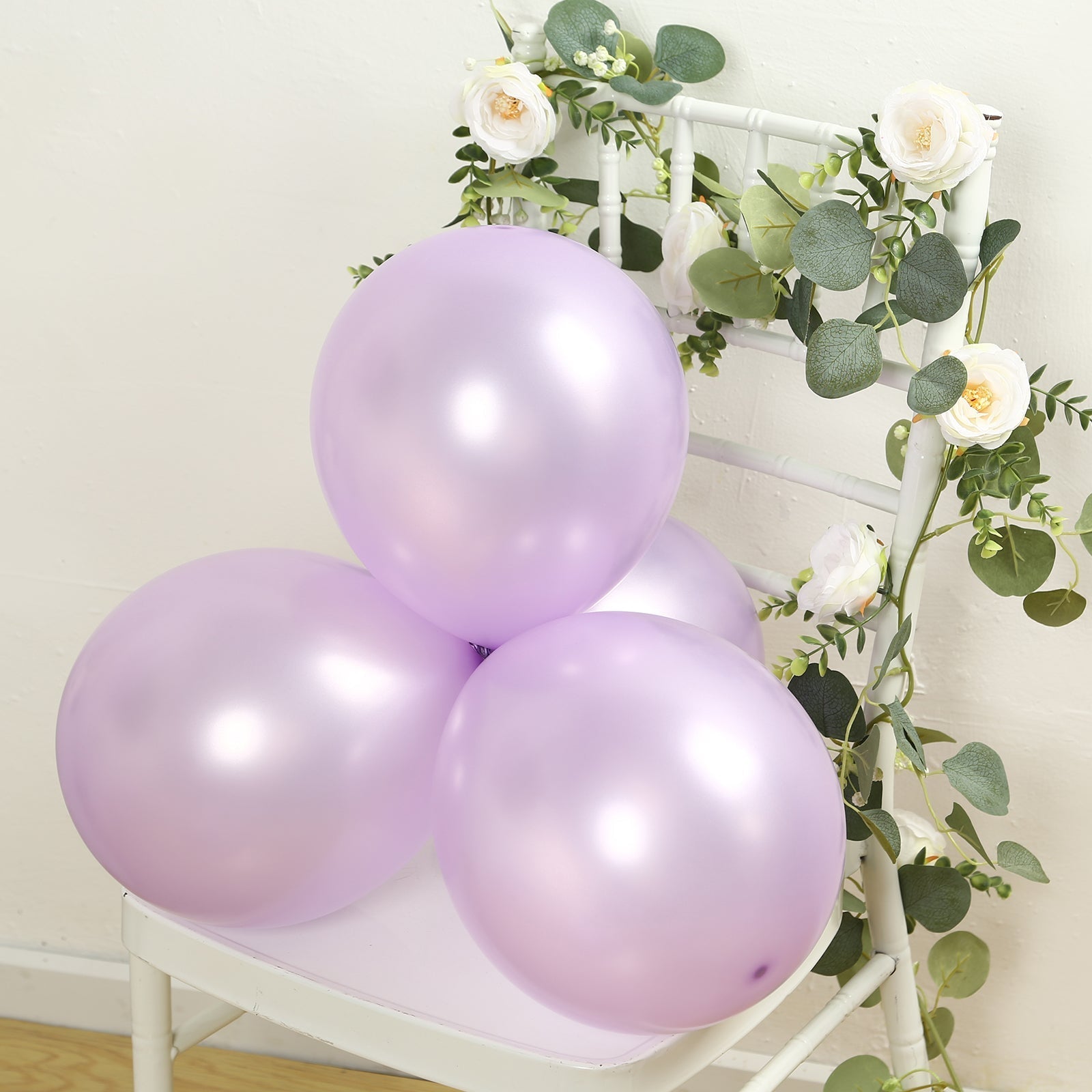 50 Pack Lavender Lilac Biodegradable Balloons, 12" Thickened Extra Strong Eco - friendly Latex Helium Party Balloons - Bell Racket Store