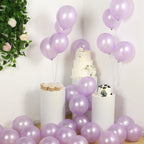 50 Pack Lavender Lilac Biodegradable Balloons, 12" Thickened Extra Strong Eco - friendly Latex Helium Party Balloons - Bell Racket Store