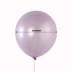 50 Pack Lavender Lilac Biodegradable Balloons, 12" Thickened Extra Strong Eco - friendly Latex Helium Party Balloons - Bell Racket Store