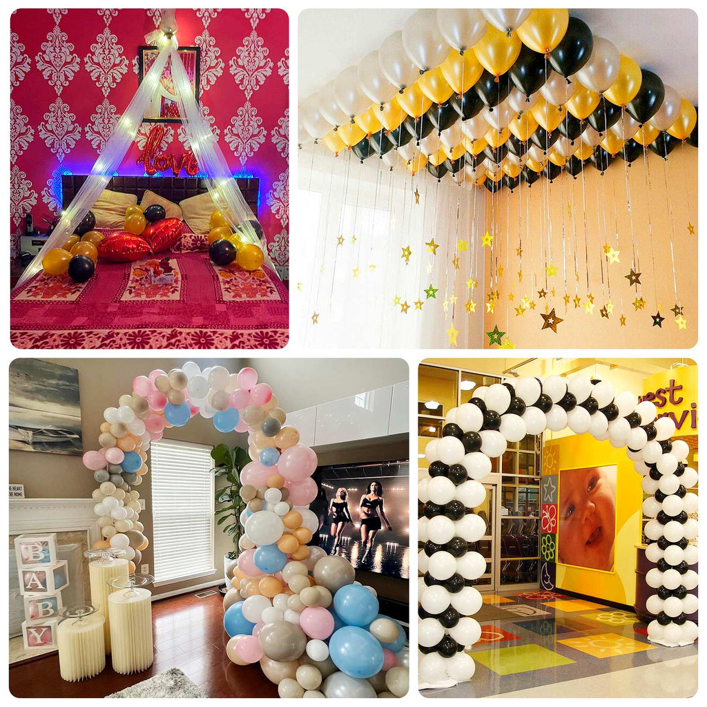 50 Pack Lavender Lilac Biodegradable Balloons, 12" Thickened Extra Strong Eco - friendly Latex Helium Party Balloons - Bell Racket Store