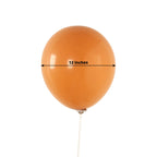 50 Pack Matte Pastel Caramel Biodegradable Balloons 12", Round Eco - friendly Thick Latex Party Balloons - Bell Racket Store