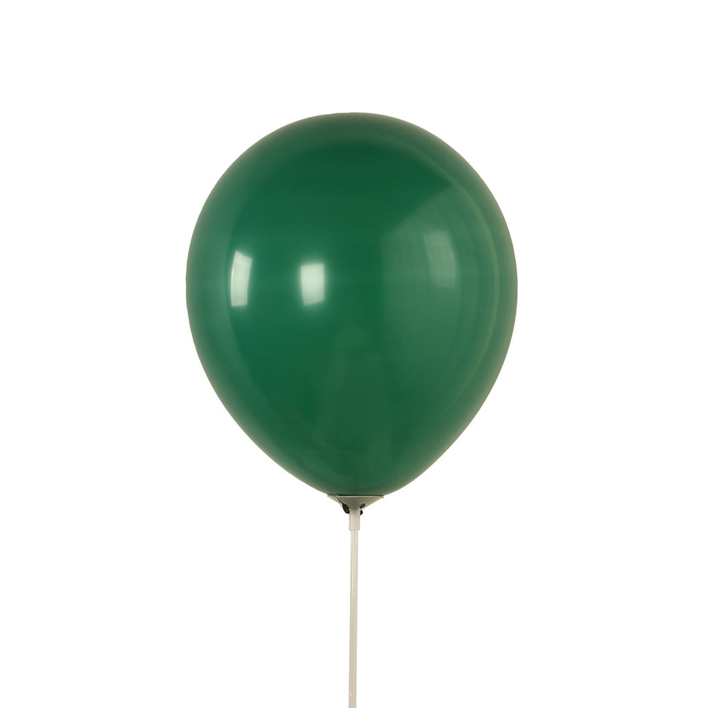 50 Pack Matte Pastel Hunter Emerald Green Biodegradable Balloons 12", Round Eco - friendly Thick Latex Party Balloons - Bell Racket Store