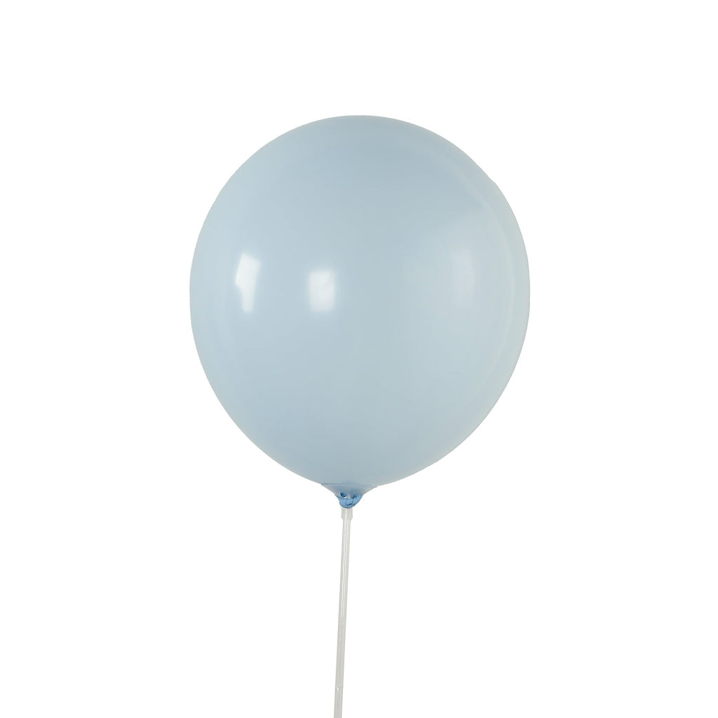 50 Pack Matte Pastel Ice Blue Biodegradable Balloons 12", Round Eco - friendly Thick Latex Party Balloons - Bell Racket Store