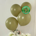 50 Pack Matte Pastel Olive Green Biodegradable Balloons 12", Round Eco - friendly Thick Latex Party Balloons - Bell Racket Store