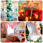 50 Pack Matte Pastel Peach Biodegradable Balloons 12", Round Eco - friendly Thick Latex Party Balloons - Bell Racket Store