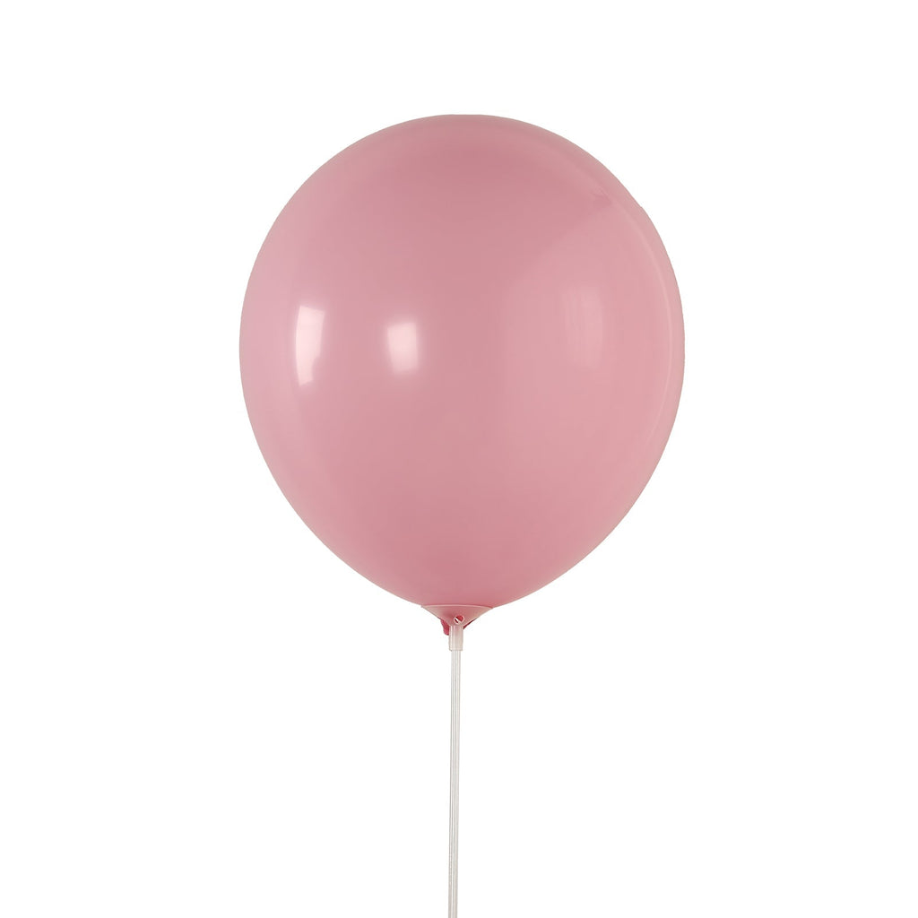 50 Pack Matte Pastel Pink Biodegradable Balloons 12", Round Eco - friendly Thick Latex Party Balloons - Bell Racket Store