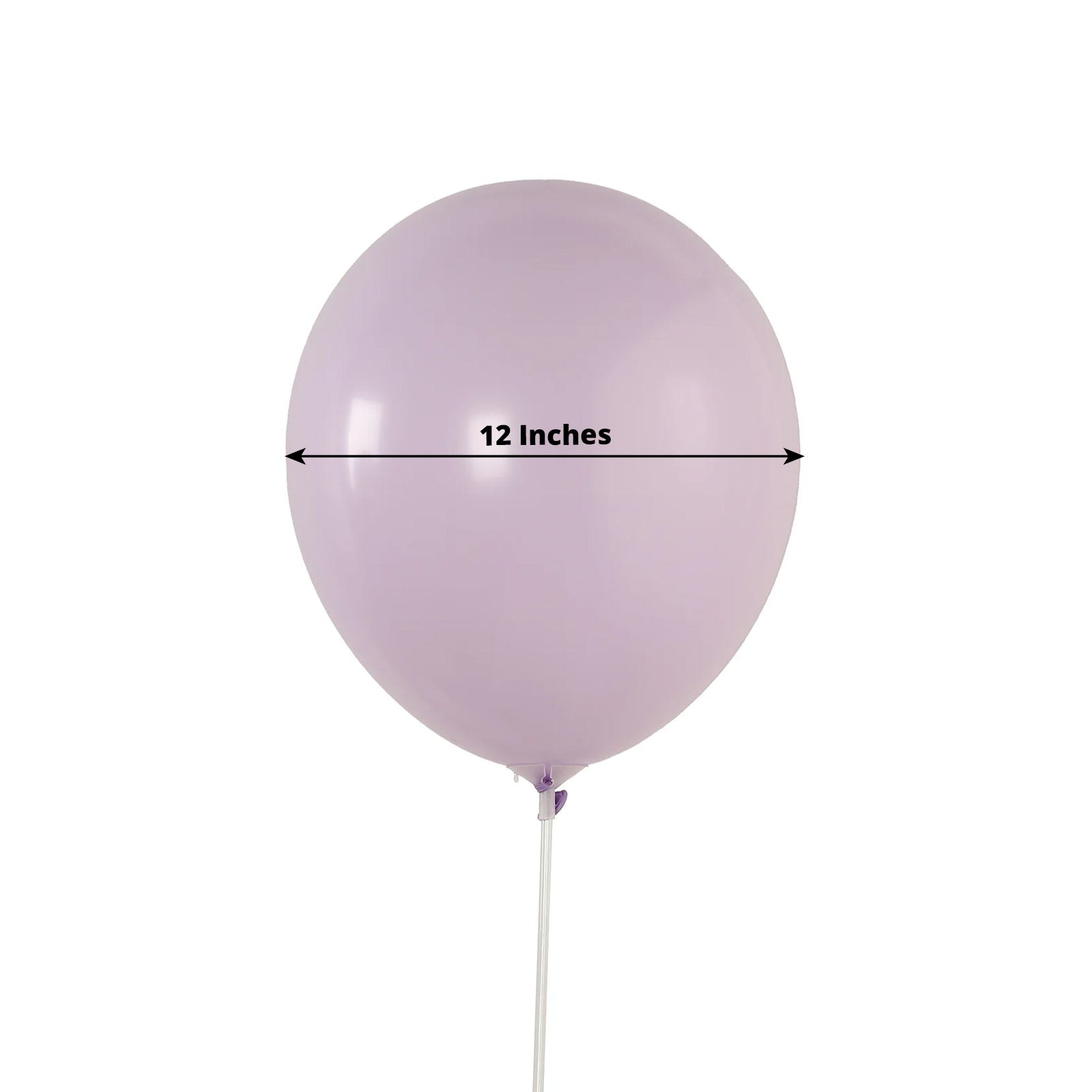50 Pack Matte Pastel Purple Biodegradable Balloons 12", Round Eco - friendly Thick Latex Party Balloons - Bell Racket Store