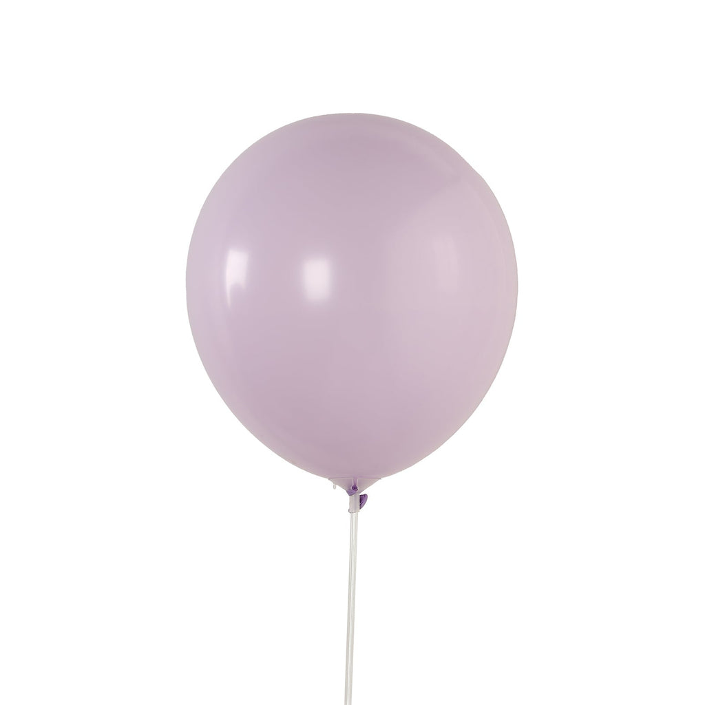 50 Pack Matte Pastel Purple Biodegradable Balloons 12", Round Eco - friendly Thick Latex Party Balloons - Bell Racket Store
