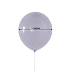 50 Pack Matte Pastel Serenity Blue Biodegradable Balloons 12", Round Eco - friendly Thick Latex Party Balloons - Bell Racket Store