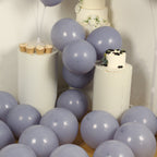 50 Pack Matte Pastel Serenity Blue Biodegradable Balloons 12", Round Eco - friendly Thick Latex Party Balloons - Bell Racket Store