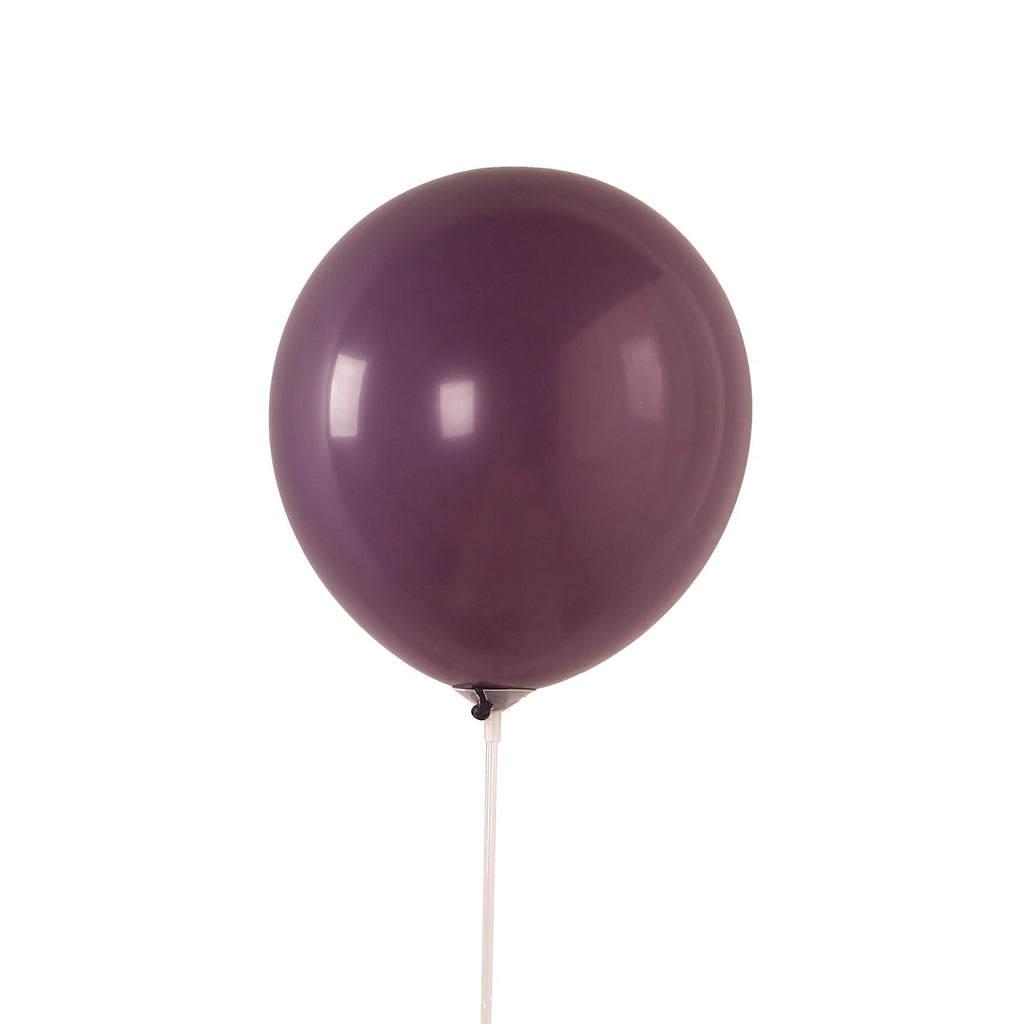 50 Pack Matte Pastel Violet Amethyst Biodegradable Balloons 12", Round Eco - friendly Thick Latex Party Balloons - Bell Racket Store