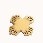 50 - Pack Mini Paper Truffle Cup Liners Crown Square Design Metallic Gold - 225GSM Cupcake Tray Wrappers 4" - Bell Racket Store