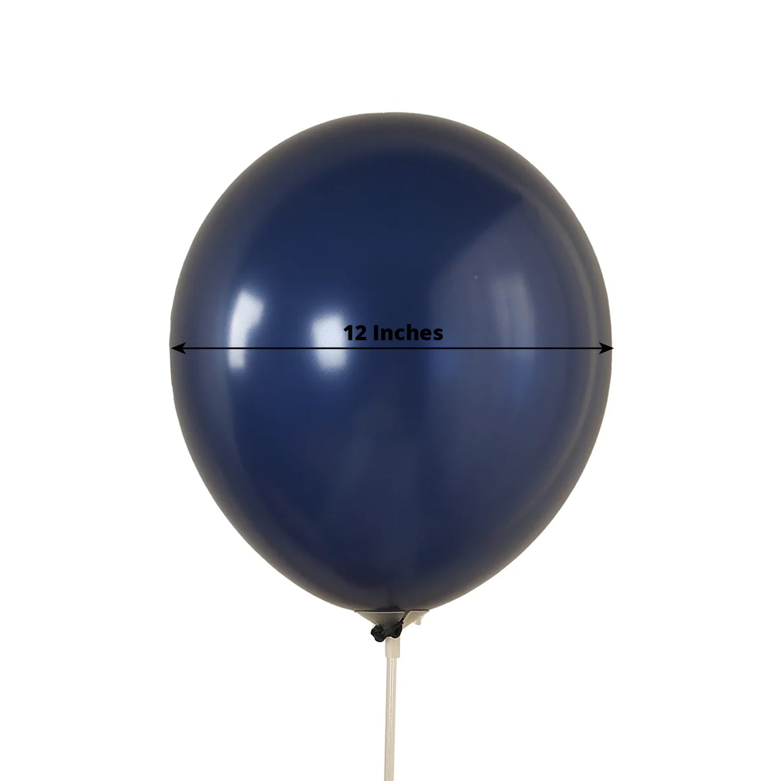 50 Pack Navy Blue Biodegradable Balloons, 12" Thickened Extra Strong Eco - friendly Latex Helium Party Balloons - Bell Racket Store