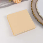 50 - Pack Paper Beverage Napkins Beige - 2 Ply Disposable Soft 18GSM Cocktail Napkins 5"x5" - Bell Racket Store