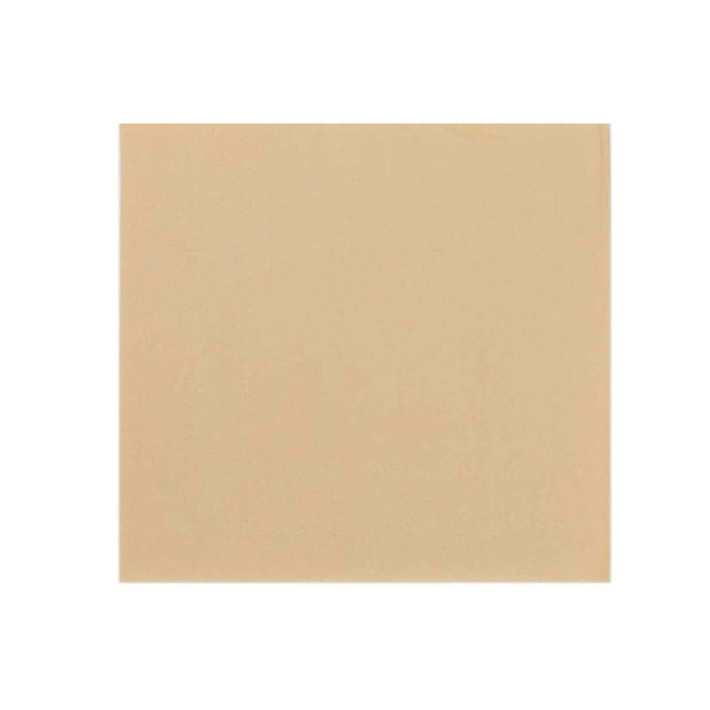 50 - Pack Paper Beverage Napkins Beige - 2 Ply Disposable Soft 18GSM Cocktail Napkins 5"x5" - Bell Racket Store