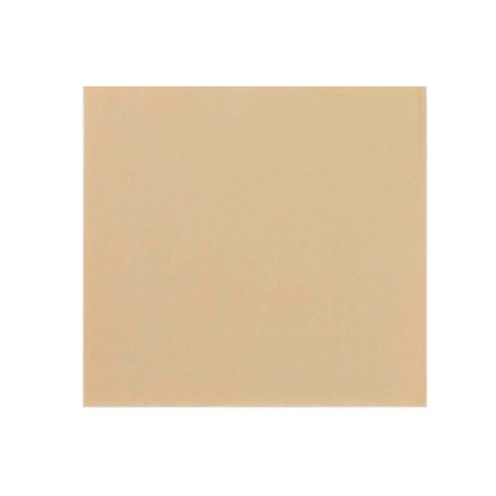 50 - Pack Paper Beverage Napkins Beige - 2 Ply Disposable Soft 18GSM Cocktail Napkins 5"x5" - Bell Racket Store
