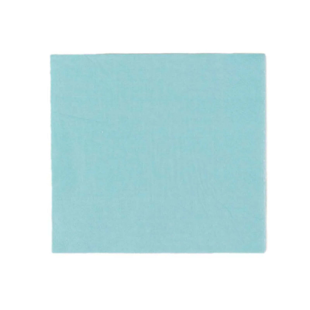 50 - Pack Paper Beverage Napkins Blue - 2 Ply Disposable Soft 18GSM Cocktail Napkins 5"x5" - Bell Racket Store