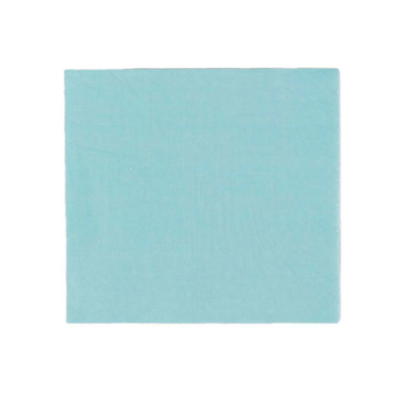 50 - Pack Paper Beverage Napkins Blue - 2 Ply Disposable Soft 18GSM Cocktail Napkins 5"x5" - Bell Racket Store