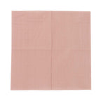 50 - Pack Paper Beverage Napkins Dusty Rose - 2 Ply Disposable Soft 18GSM Cocktail Napkins 5"x5" - Bell Racket Store