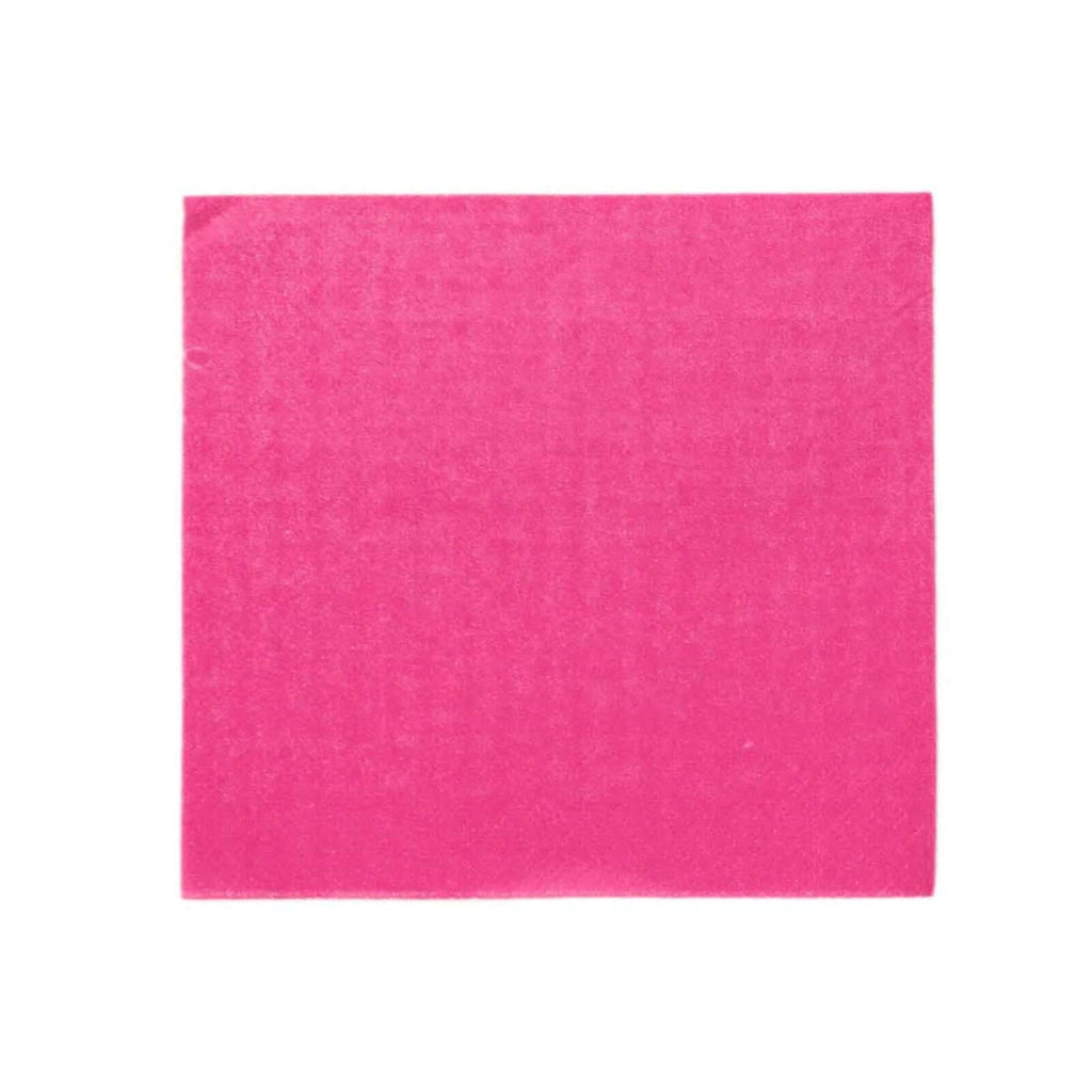 50 - Pack Paper Beverage Napkins Fuchsia - 2 Ply Disposable Soft 18GSM Cocktail Napkins 5"x5" - Bell Racket Store