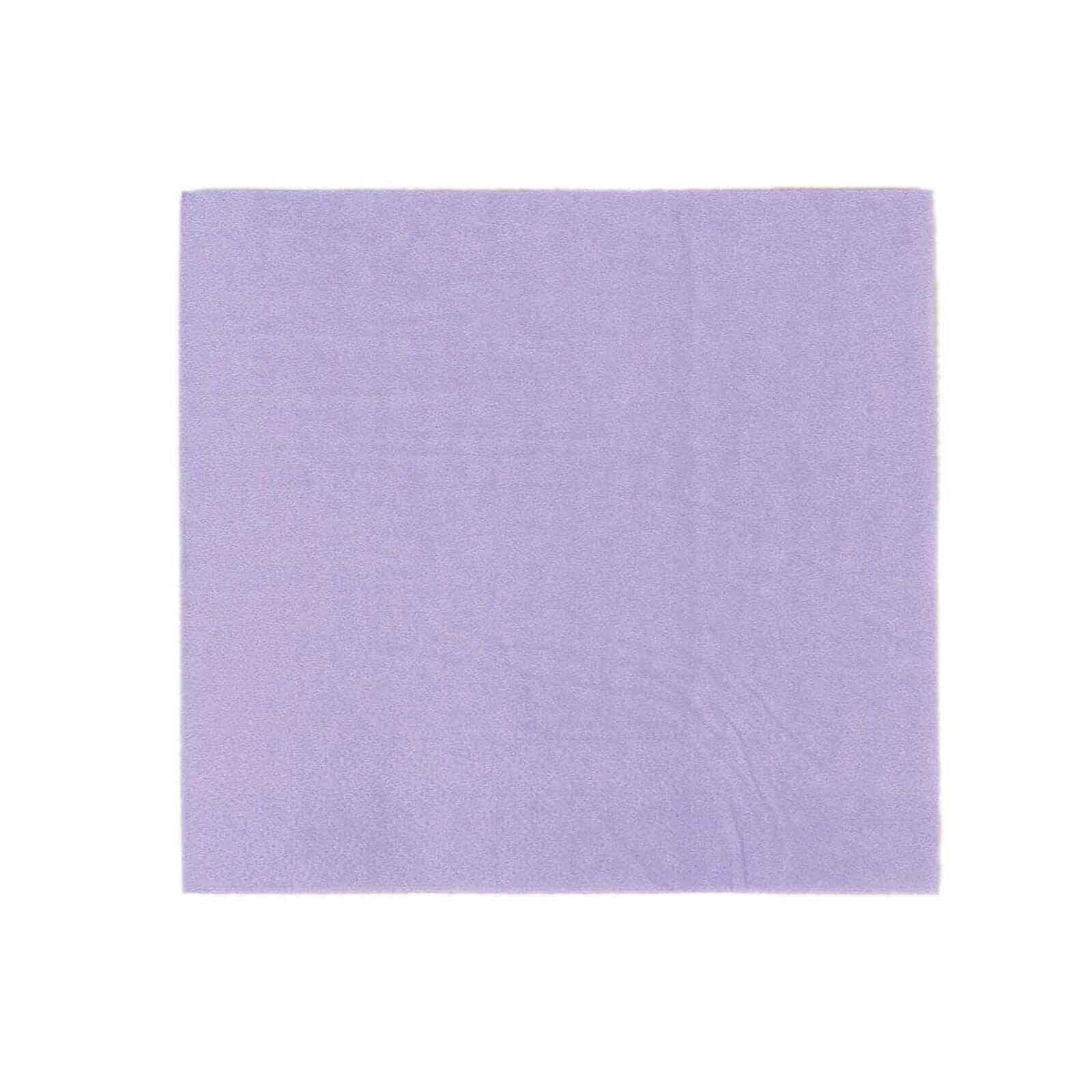 50 - Pack Paper Beverage Napkins Lavender Lilac - 2 Ply Disposable Soft 18GSM Cocktail Napkins 5"x5" - Bell Racket Store