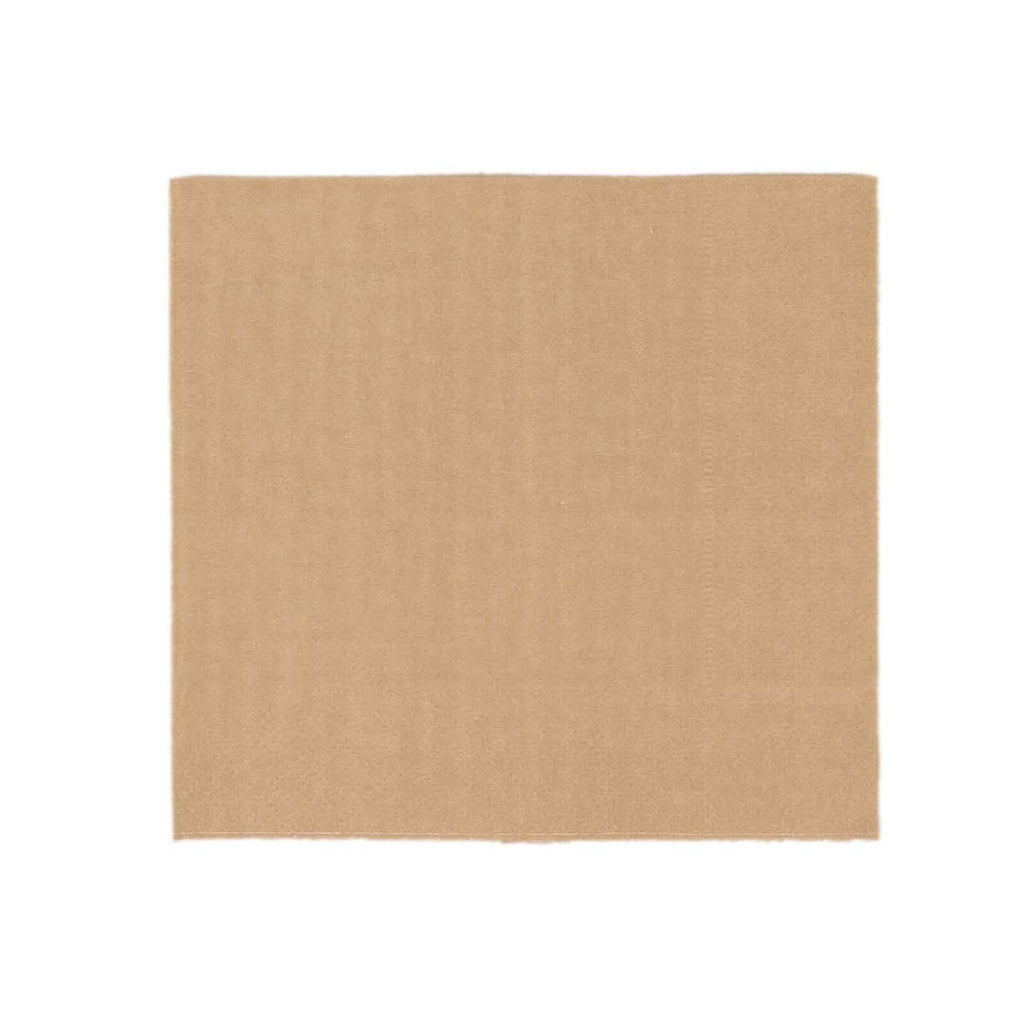 50 - Pack Paper Beverage Napkins Natural - 2 Ply Disposable Soft 18GSM Cocktail Napkins 5"x5" - Bell Racket Store