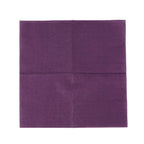 50 - Pack Paper Beverage Napkins Purple - 2 Ply Disposable Soft 18GSM Cocktail Napkins 5"x5" - Bell Racket Store