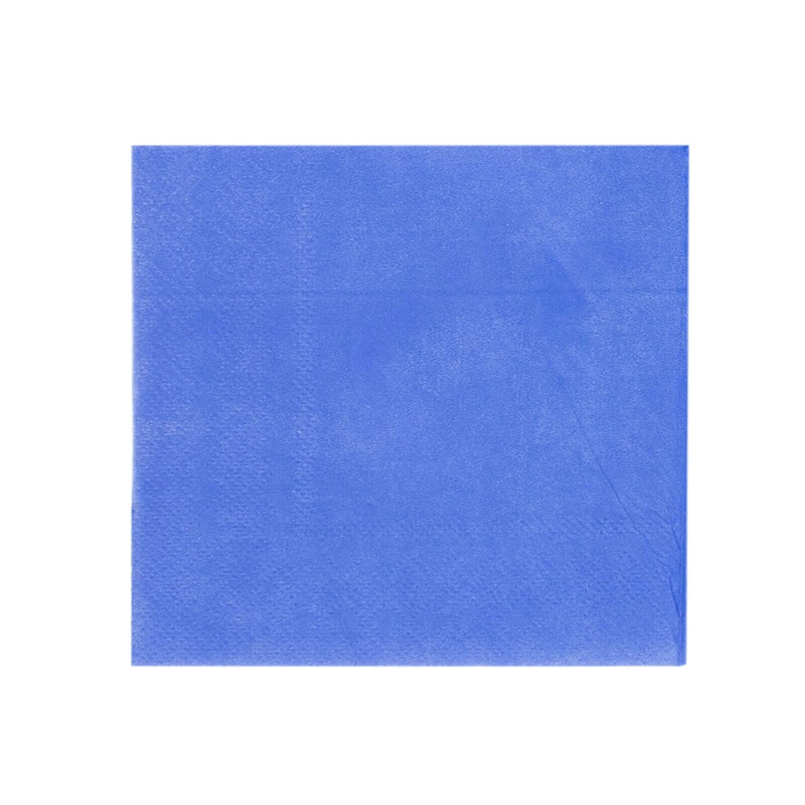 50 - Pack Paper Beverage Napkins Royal Blue - 2 Ply Disposable Soft 18GSM Cocktail Napkins 5"x5" - Bell Racket Store