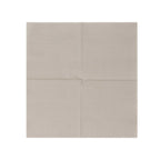 50 - Pack Paper Beverage Napkins Silver - 2 Ply Disposable Soft 18GSM Cocktail Napkins 5"x5" - Bell Racket Store