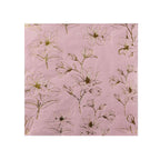 50 - Pack Paper Cocktail Napkins with Gold Magnolia Flowers Print Dusty Rose - Highly 2 Ply Absorbent Soft Napkins for Beverages - Bell Racket Store