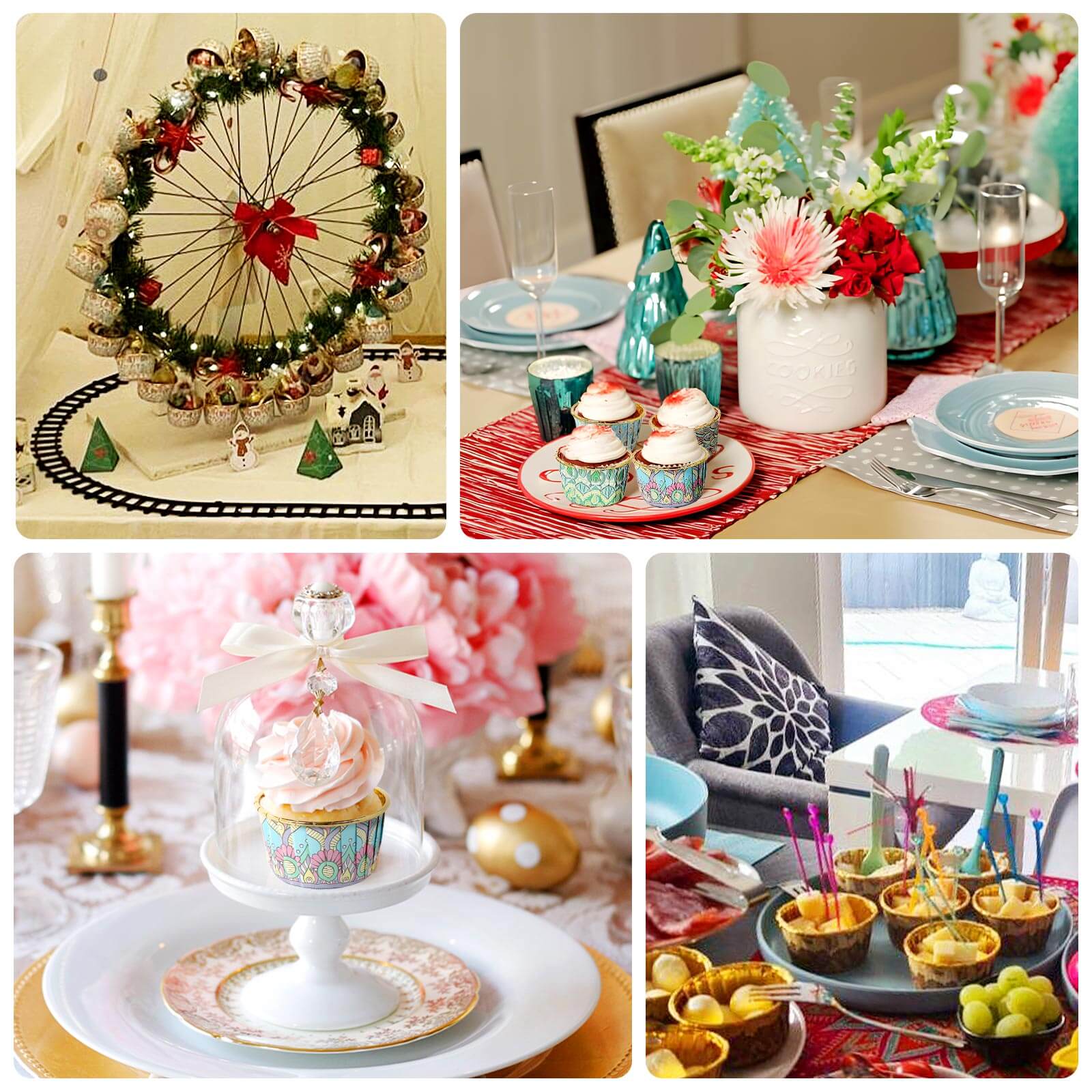 50 - Pack Paper Cupcake Liners with Assorted Vintage Boho Design - Decorative Heat & Grease Resistant Dessert Baking Muffin Cake Cups 3oz - Bell Racket Store