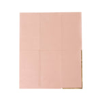 50 - Pack Paper Dinner Napkins Dusty Rose with Gold Foil Edge 2 Ply - Stylish Disposable Napkins - Bell Racket Store
