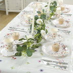 50 - Pack Paper Dinner Napkins Wildflower Butterfly Design 2 Ply - Soft Disposable Napkins for Parties 8"x4" - Bell Racket Store