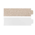 50 - Pack Paper Napkin Rings Beige Glitter - Stylish Disposable Napkin Holders 1.5" - Bell Racket Store