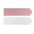 50 - Pack Paper Napkin Rings Rose Gold Glitter - Stylish Disposable Napkin Holders 1.5" - Bell Racket Store