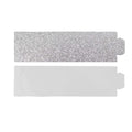 50 - Pack Paper Napkin Rings Silver Glitter - Stylish Disposable Napkin Holders 1.5" - Bell Racket Store