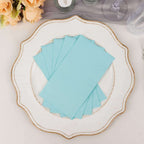 50 - Pack Paper Napkins Baby Blue - Soft Disposable 2 - Ply Dinner Napkins for Weddings - Bell Racket Store