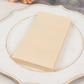 50 - Pack Paper Napkins Beige - Soft Disposable 2 - Ply Dinner Napkins for Weddings - Bell Racket Store