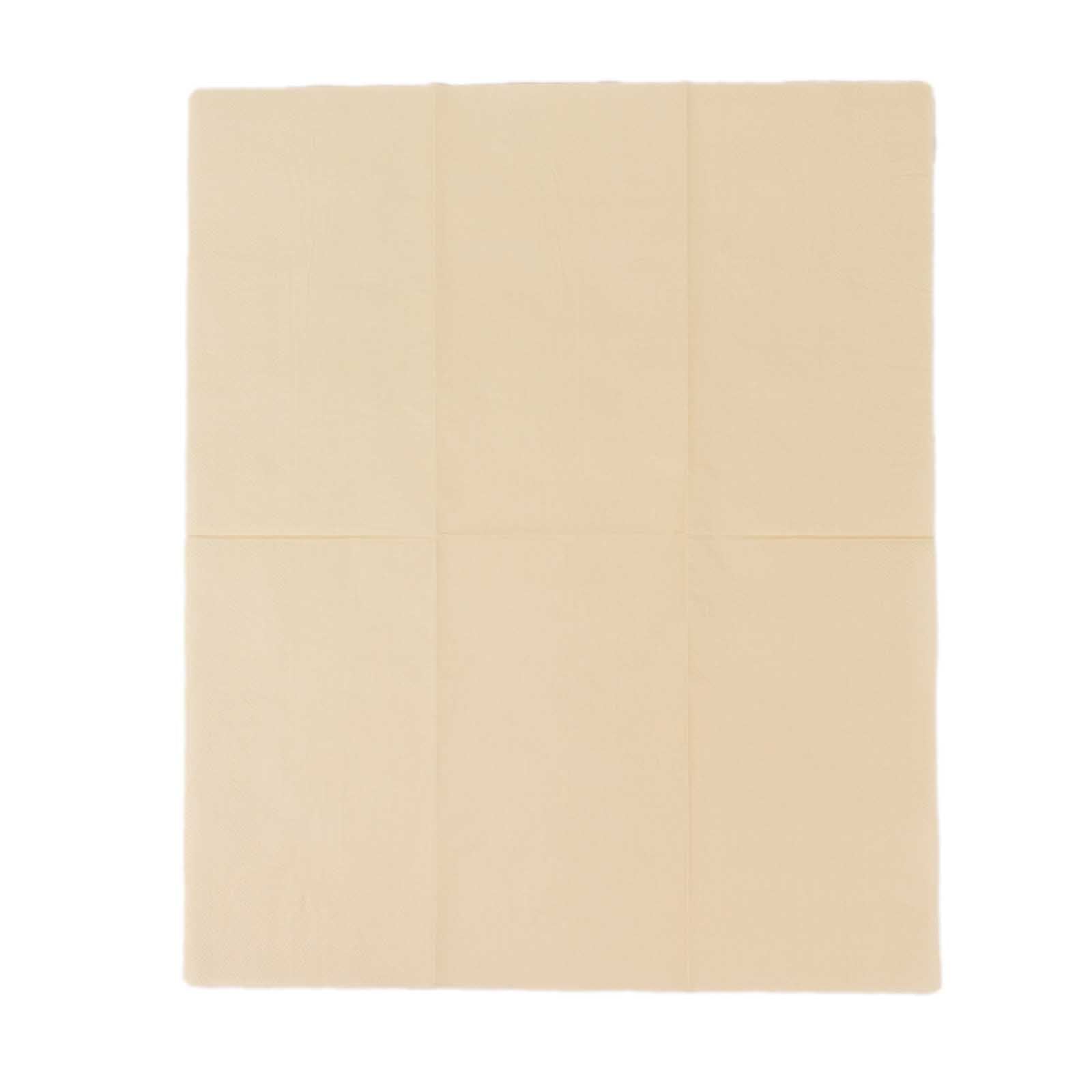 50 - Pack Paper Napkins Beige - Soft Disposable 2 - Ply Dinner Napkins for Weddings - Bell Racket Store