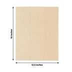 50 - Pack Paper Napkins Beige - Soft Disposable 2 - Ply Dinner Napkins for Weddings - Bell Racket Store
