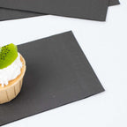 50 - Pack Paper Napkins Black - Soft Disposable 2 - Ply Dinner Napkins for Weddings - Bell Racket Store