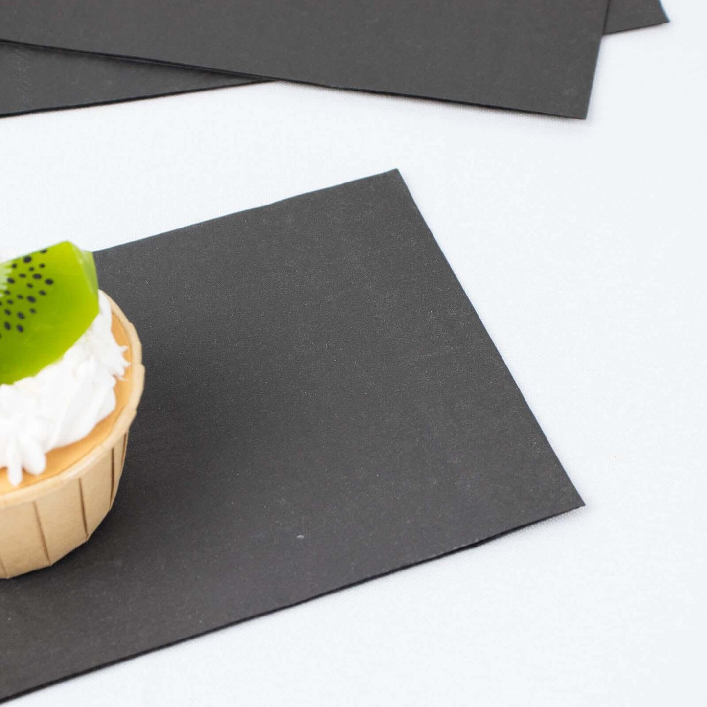 50 - Pack Paper Napkins Black - Soft Disposable 2 - Ply Dinner Napkins for Weddings - Bell Racket Store