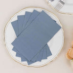 50 - Pack Paper Napkins Dusty Blue - Soft Disposable 2 - Ply Dinner Napkins for Weddings - Bell Racket Store