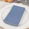 50 - Pack Paper Napkins Dusty Blue - Soft Disposable 2 - Ply Dinner Napkins for Weddings - Bell Racket Store