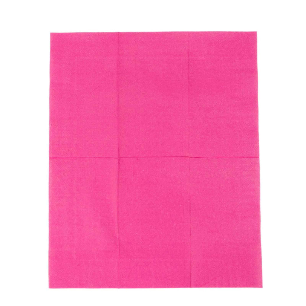 50 - Pack Paper Napkins Fuchsia - Soft Disposable 2 - Ply Dinner Napkins for Weddings - Bell Racket Store