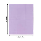 50 - Pack Paper Napkins Lavender Lilac - Soft Disposable 2 - Ply Dinner Napkins for Weddings - Bell Racket Store