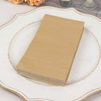 50 - Pack Paper Napkins Natural - Soft Disposable 2 - Ply Dinner Napkins for Weddings - Bell Racket Store