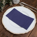 50 - Pack Paper Napkins Navy Blue - Soft Disposable 2 - Ply Dinner Napkins for Weddings - Bell Racket Store
